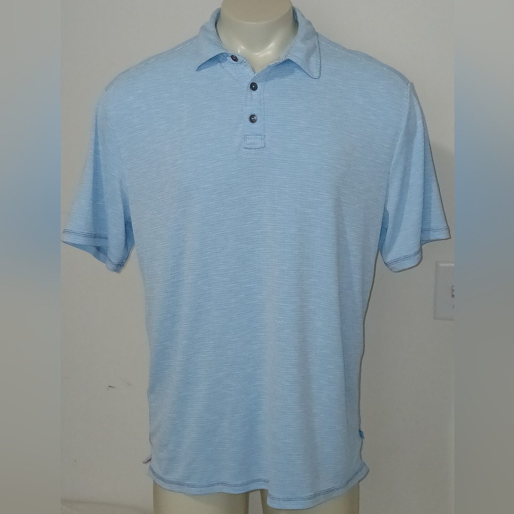 Tommy Bahama Mens Island Zone Cruise Beach Short Sleeve Polo Shirt Size L